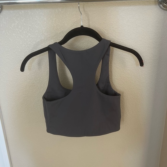 Girlfriend Collective Paloma Racerback Bra Gray - Picture 4 of 4